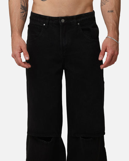 Saint Morta Covert Amplus Jeans Black Shadow