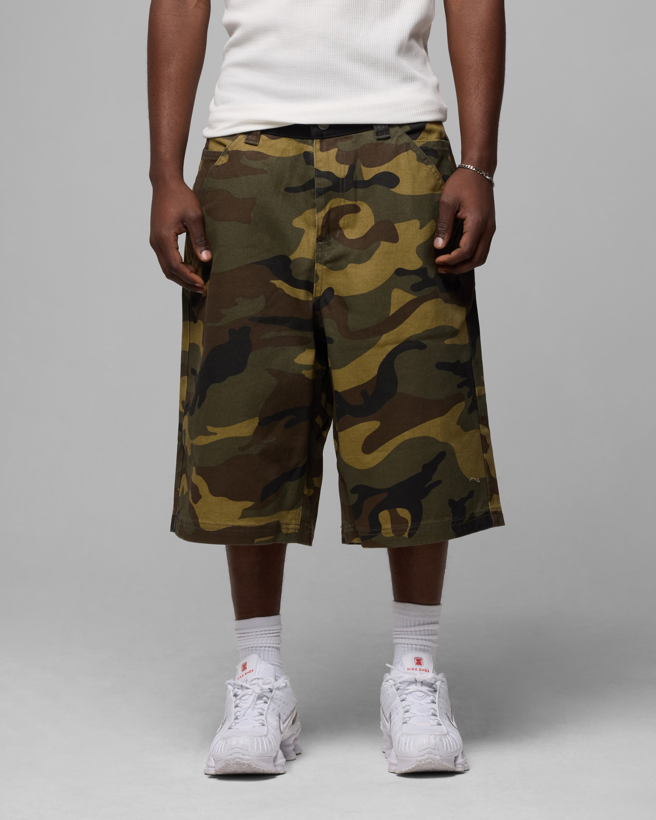 Loiter Collateral Jorts Woodland Camo | Culture Kings