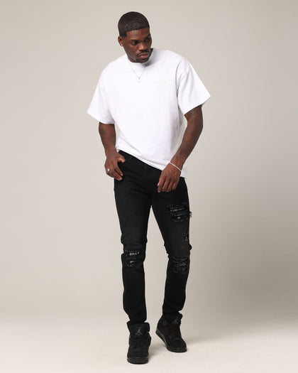 Saint Morta Paisley Summum Jeans Black Shadow