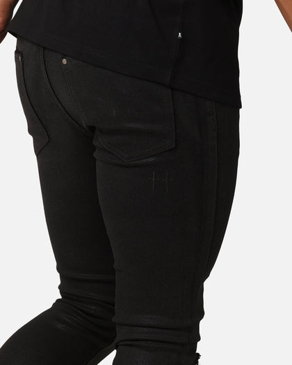Saint Morta Wax Destroy Dynasty Jeans Black