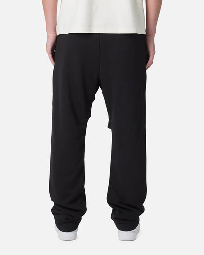 MNML Shred Layered Baggy Sweatpants Black