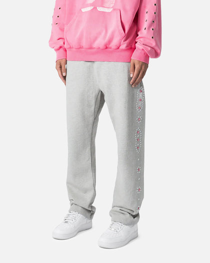 MNML West Studded Baggy Sweatpants Grey