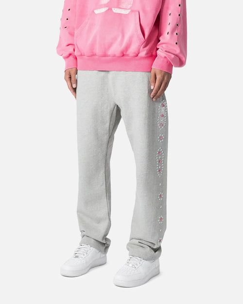 MNML West Studded Baggy Sweatpants Grey