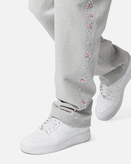 MNML West Studded Baggy Sweatpants Grey