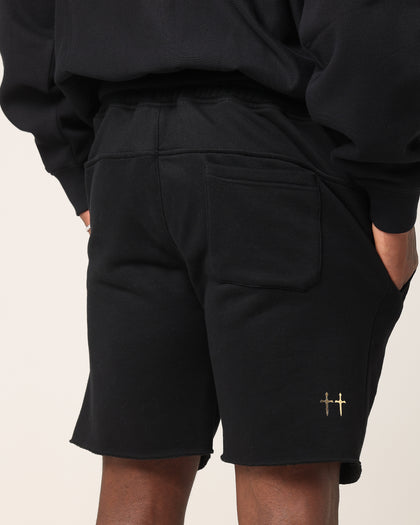 Saint Morta Daggers Sweat Shorts Black/Gold