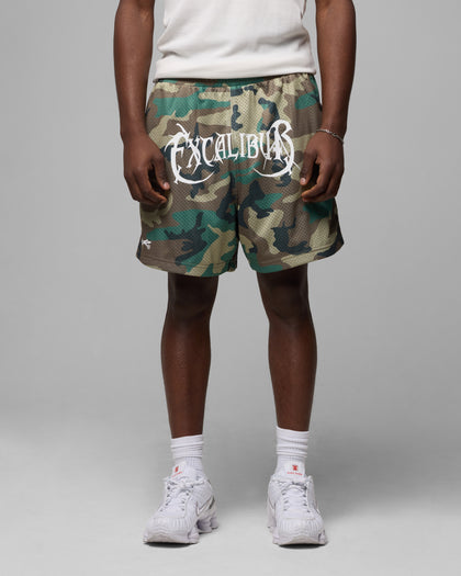 Loiter Excalibur Mesh Shorts Woodland Camo