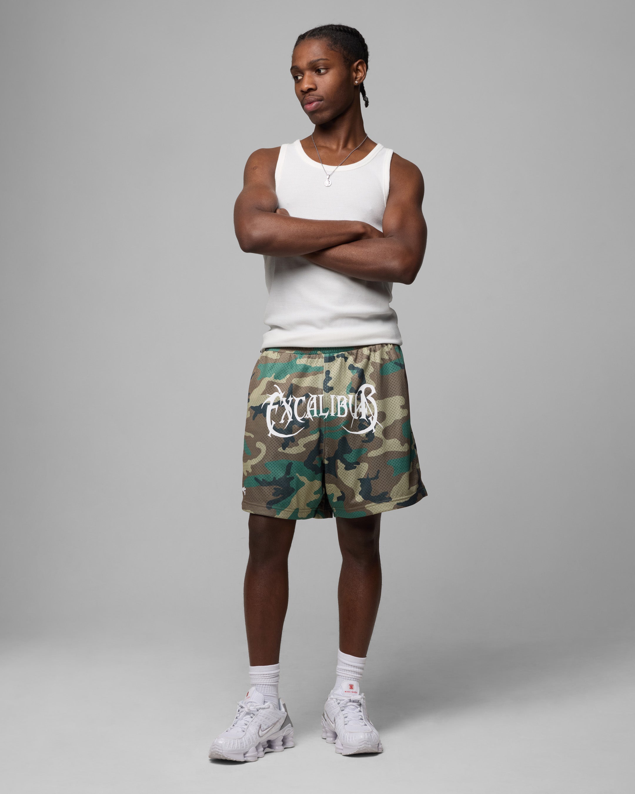 Loiter Excalibur Mesh Shorts Woodland Camo | Culture Kings