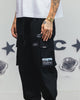 Carre Patchwork Cargo Jogger Black