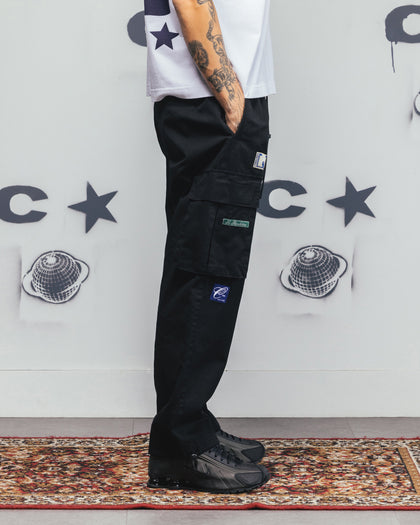 Carre Patchwork Cargo Jogger Black