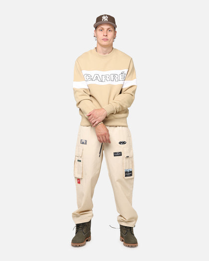 Carre Patchwork Cargo Jogger Cream
