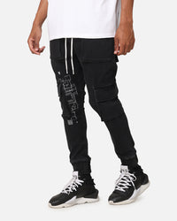 The Anti Order Blueprint Denim Joggers Vintage Black