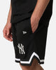 New Era New York Yankees Mesh Glow Shorts Black