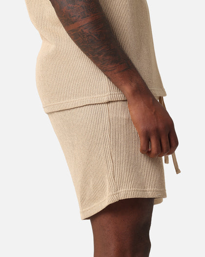 XXIII Broad Knit Shorts Tan