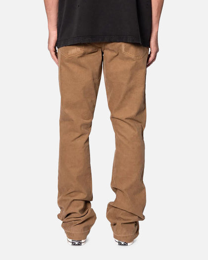 MNML B682 Flare Corduroy Repair Pants Brown