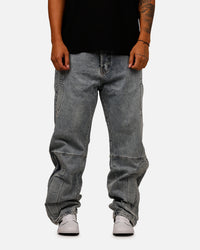 MNML Ultra Baggy Padded Denim Pants Blue