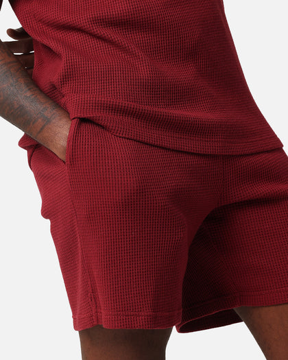 XXIII Ethan Knit Shorts Maroon