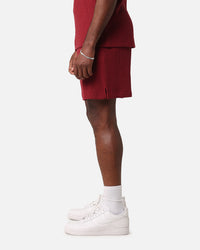XXIII Ethan Knit Shorts Maroon