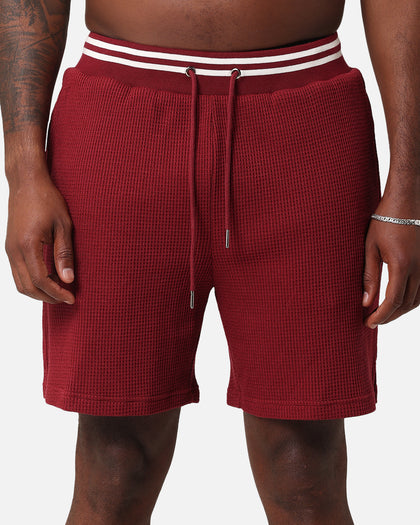 XXIII Ethan Knit Shorts Maroon