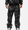 MNML Ultra Baggy Rip Denim Cargo Pant Black