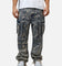 MNML Ultra Baggy Rip Denim Cargo Pant Blue