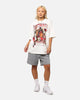 Jordan Brooklyn Fleece Shorts Carbon Heather/White