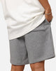 Jordan Brooklyn Fleece Shorts Carbon Heather/White