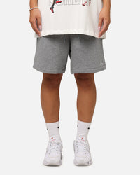 Jordan Brooklyn Fleece Shorts Carbon Heather/White