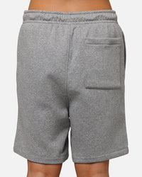 Jordan Brooklyn Fleece Shorts Carbon Heather/White