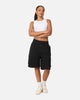 S Double Cargo Work Shorts Black