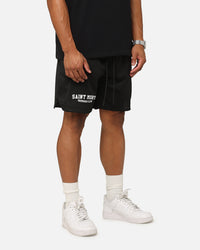 Saint Morta Members Club Mesh Shorts Black