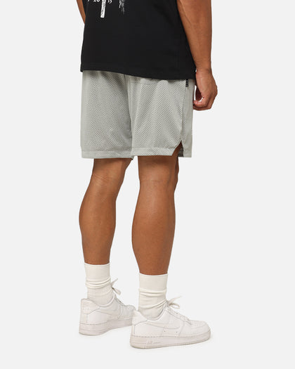 Saint Morta Members Club Mesh Shorts Light Grey