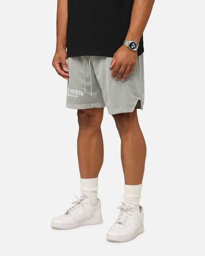 Saint Morta Members Club Mesh Shorts Light Grey