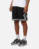 Carre Fold Mesh Basketball Shorts Black/White