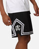 Carre Fold Mesh Basketball Shorts Black/White