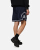 Carre Fold Mesh Basketball Shorts Navy/White