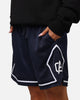 Carre Fold Mesh Basketball Shorts Navy/White