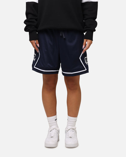 Carre Fold Mesh Basketball Shorts Navy/White