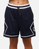 Carre Fold Mesh Basketball Shorts Navy/White