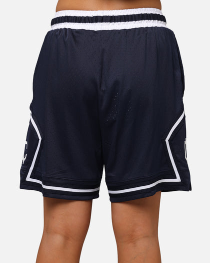 Carre Fold Mesh Basketball Shorts Navy/White