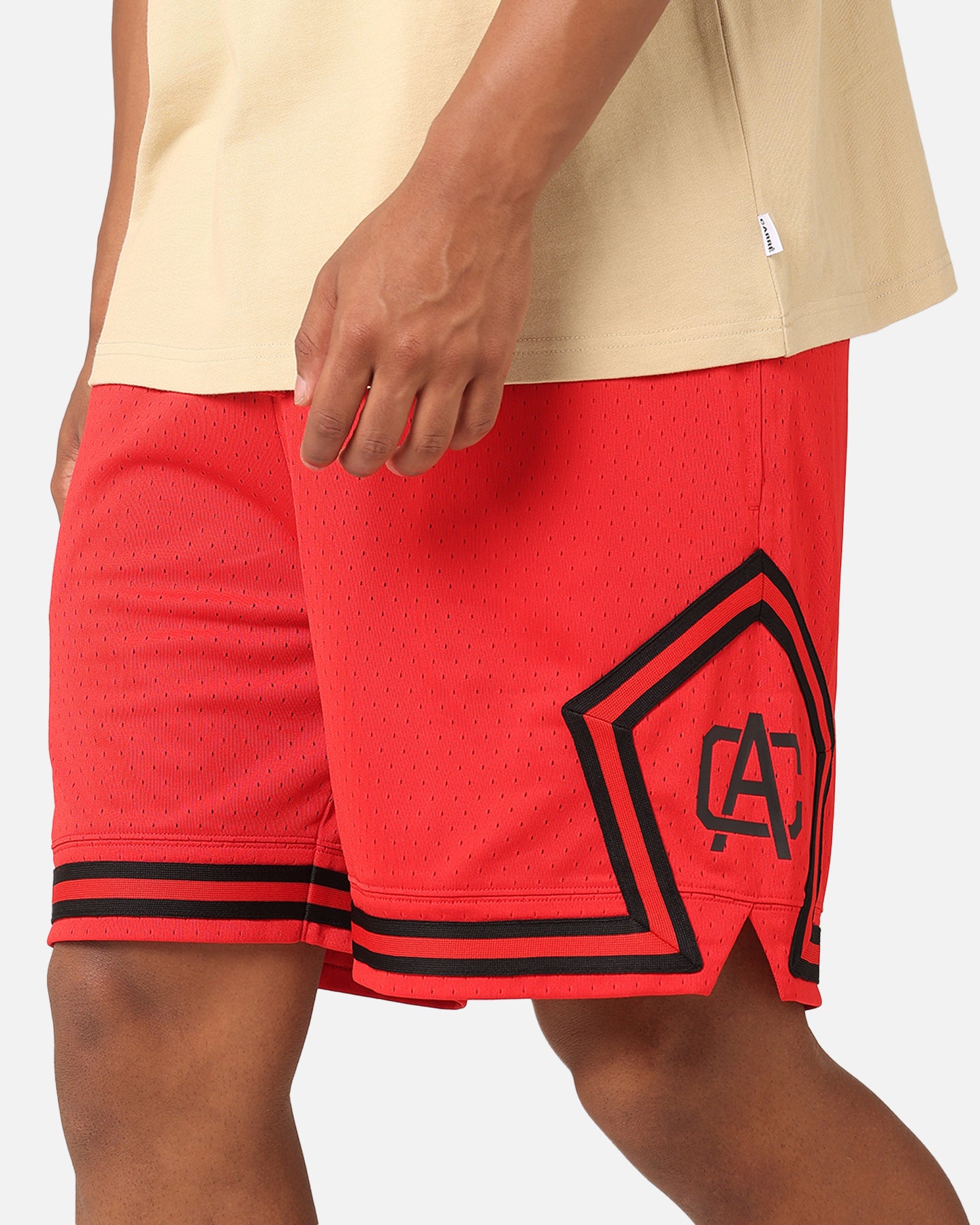 basketball shorts red
