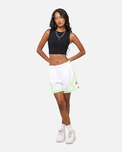 Jordan Women's Dr-FIT 4" Sport Diamond Shorts White/White/Green