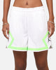 Jordan Women's Dr-FIT 4" Sport Diamond Shorts White/White/Green