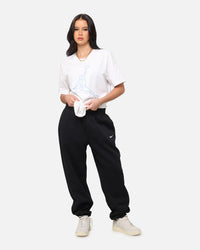 Nike Women's Sportswear Phoenix Fleece High-Waisted Oversized Sweatpants Black/Sail