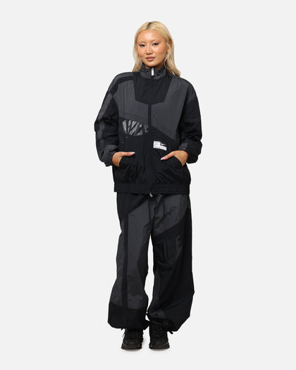 Nike Women's Sportswear Mid-Rise Street Woven Open-Hem Pants Anthracite/Black