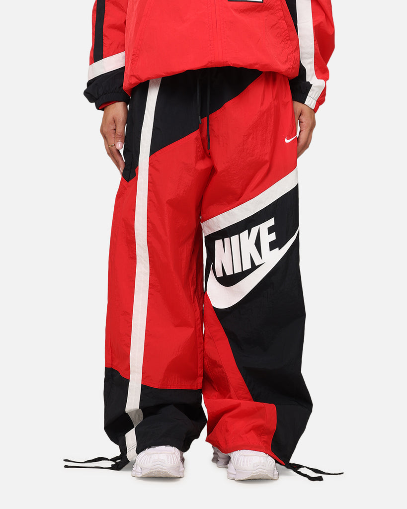 red nike pants womens