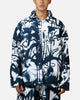 MNML Graffiti Coach Jacket Black/White