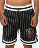 New Era Las Vegas Raiders Rose Mesh Shorts Black