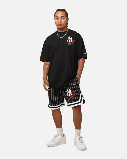 New Era New York Yankees Rose Mesh Shorts Black