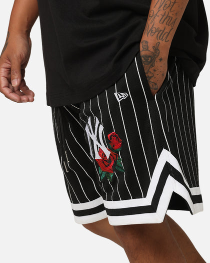 New Era New York Yankees Rose Mesh Shorts Black