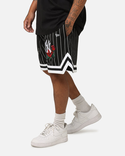 New Era New York Yankees Rose Mesh Shorts Black
